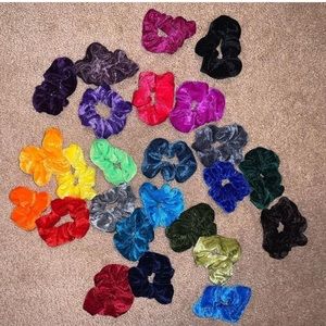 velvet scrunchies